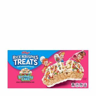 Rice Krispies Birthday Cake Treats