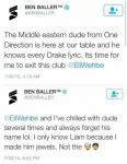 Zayn Malik biztosítja, hogy a rajongóknak minden „minden rendben legyen”, miután rövid Twitter -köpködést követett Ben Ballerrel