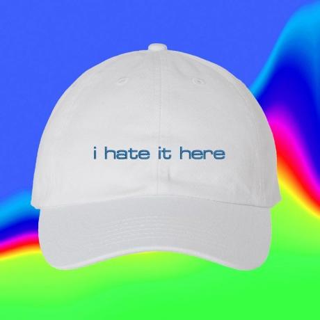 Casquette de papa brodée I Hate It Here Pro Womens Rights