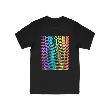 Deformované tričko Pride - černé