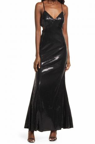 Glamorøs Affair Paljett Cutout Gown