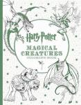 Libro para colorear de criaturas mágicas de Harry Potter
