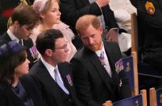 Uma leitura labial da conversa do príncipe Harry na coroação