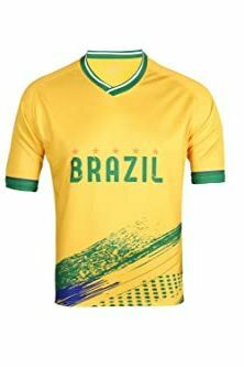 Futbalový dres fanúšikov na majstrovstvách sveta 2022 v Brazílii