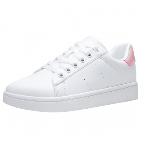 Witte modieuze sneakers