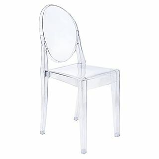 현대 아크릴 스태킹 주방 및 식당 Armless Chair