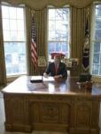 Barack Obama mødes med George Bush eftervalget