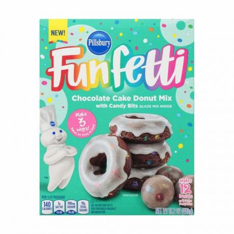 Funfetti Schokoladenkuchen-Donut-Mix