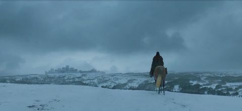 Game of Thrones s07e04: Arya Stark drar mot Winterfell