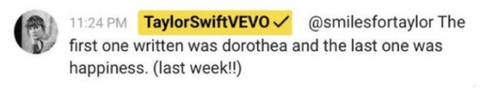 Taylor Swift potrebbe aver rivelato il nome della figlia di Gigi Hadid