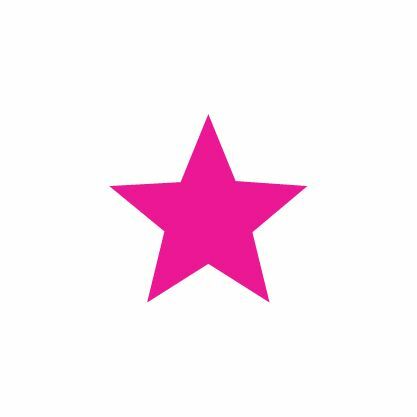 Rosa, stjerne, logo, magenta, 