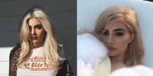 Kylie Jenner Artık Hayallerinizin Soluk Gül Altın Saçına Sahip