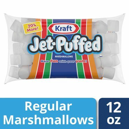 Marshmallows folhados a jato