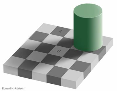 Checker Board Illusion