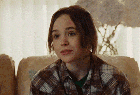 Ellen Page alza le spalle