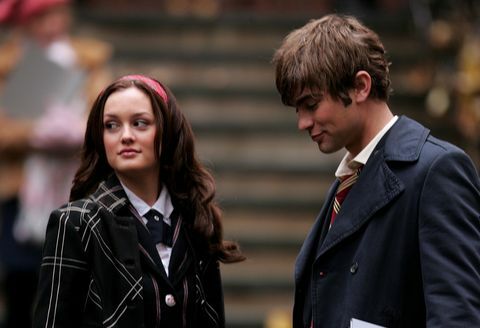 leighton meester jako blair waldorf a chace crawford jako nate archibald na drby