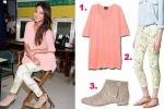 Shay Mitchell – Rosa Blumen-Outfit