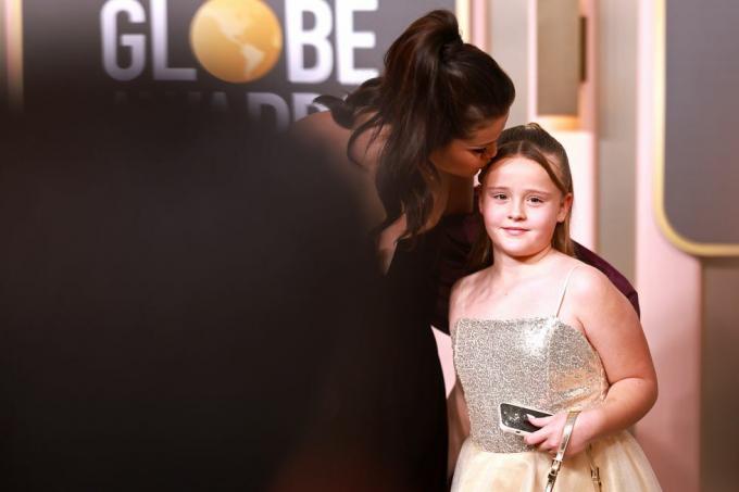 Selena Gomez et Gracie Teefey à la 80e cérémonie annuelle des Golden Globe Awards