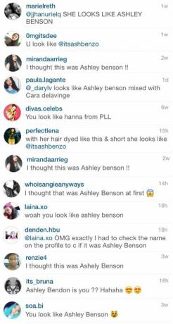 ashley benson grace phipps komentari na instagramu
