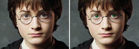 Yeux verts Harry Potter