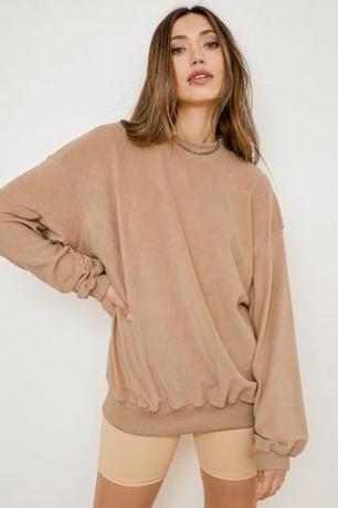 Sweater Kebesaran Fleece