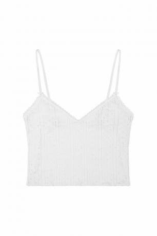 The Cami: Pointelle White