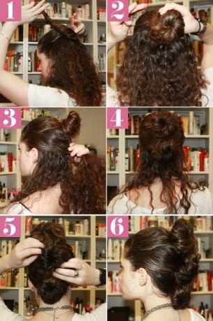 tutorial gaya rambut keriting