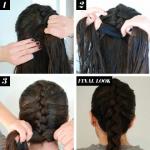 Reverse French Braid Hair How To