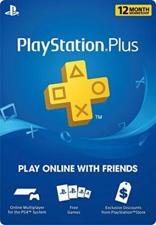 12 か月分の Playstation Plus PSN メンバーシップ カード