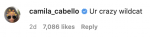 Camila Cabello reageerde op de Instagram van ex Shawn Mendes na hun breuk