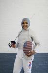Ибтихадж Мухаммад - первый американский спортсмен-олимпийский спортсмен, который будет носить хиджаб