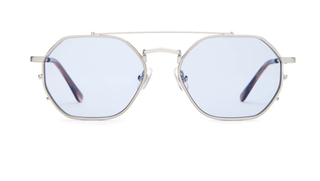 Blå linse solbriller