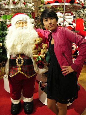 kerstman en ik :)
