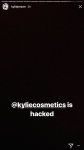Il profilo Instagram di Kylie Cosmetics è stato hackerato e la gente è nel panico