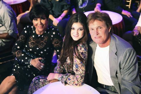Kylie Jenner, Bruce Jenner en Kris Jenner