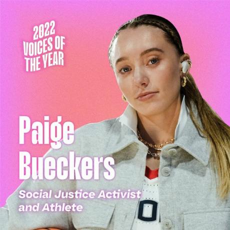 Paige Bueckers 2022 siedemnaście głosów roku