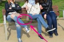 Optisk illusjon av tre kvinner på benken blir viral