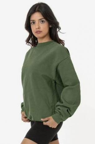 14 oz. Garment Dye Heavy Fleece Pullover Crewneck džemperis (jauns un tagad)