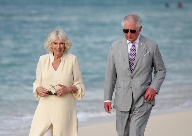 de prins van Wales en de hertogin van Cornwall bezoeken Grenada