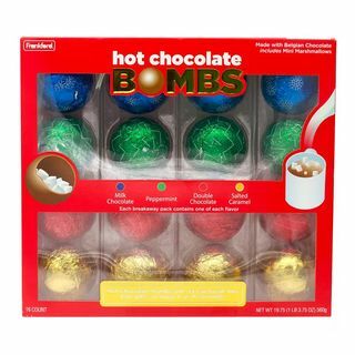 Bombas de chocolate quente de Natal (16 contagens)