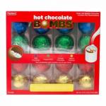 Disse Hot Chocolate Bomb Variety-boksene inkluderer den nye saltkaramell- og peppermyntesmaken