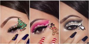 Dessa festliga makeup -looker är det mest magiska du kommer att se denna jul