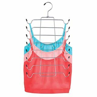 Space Saver Durable Tank Top Hanger & Bra Organizer 