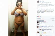 Lány tüzet ad az ügyfélnek, aki szégyellte a testét, amiért bikinit próbált