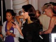 Runway Insider: Kim Kardashian rouba o espetáculo em Badgley Mischka