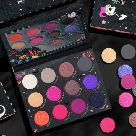 colourpop cosmetica nachtmerrie voor kerst palet