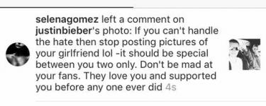 Selena Gomez o polemiki oboževalcev nove prijateljice Justina Bieberja