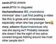 Bella Thorne likte de tong van Tana Mongeau op Instagram en fans weten niet hoe ze moeten reageren