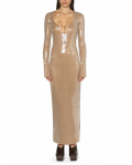 Alix Earle begeistert in einem glitzernden rückenfreien Kleid am Jersey Shore