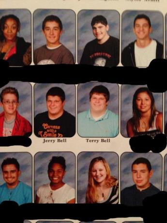 Twin Yearbook Photo